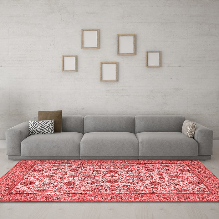 Traditional Red Washable Rugs