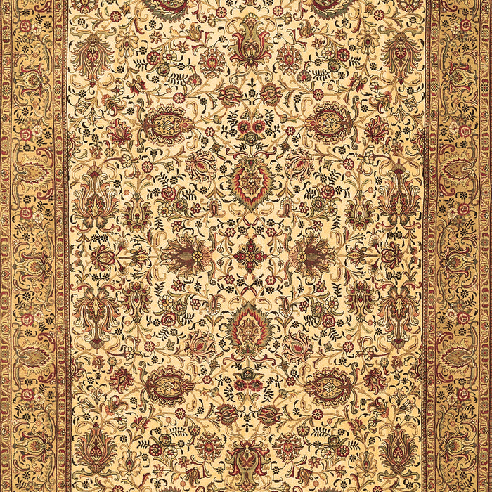Machine Washable Persian Brown Traditional Rug, wshtr405brn