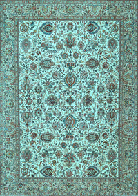 Persian Light Blue Traditional Rug, tr405lblu