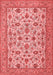 Persian Red Traditional Area Rugs