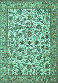 Persian Turquoise Traditional Rug, tr405turq