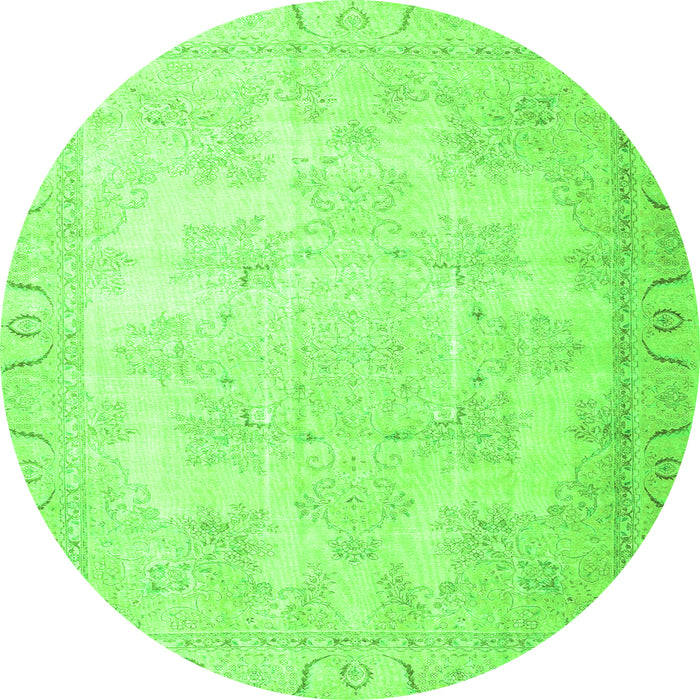 Machine Washable Persian Green Traditional Area Rugs, wshtr4060grn