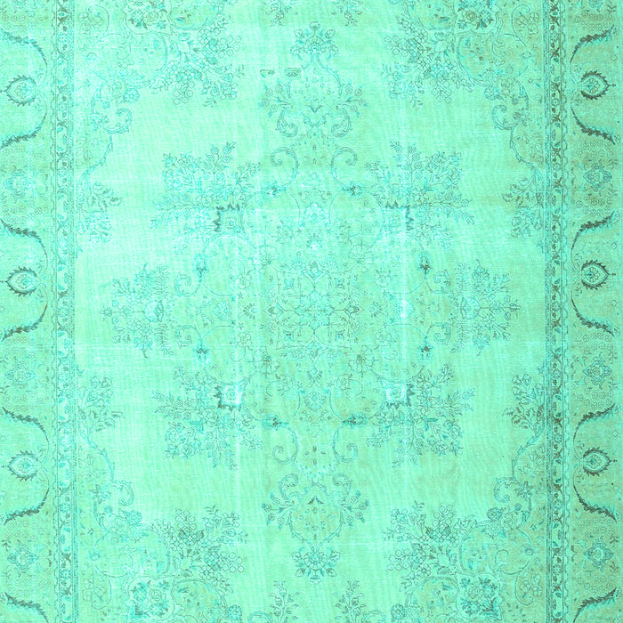Machine Washable Persian Turquoise Traditional Area Rugs, wshtr4060turq