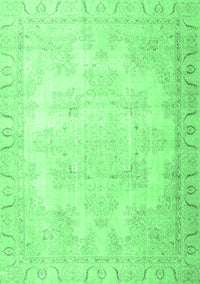 Persian Emerald Green Traditional Rug, tr4060emgrn