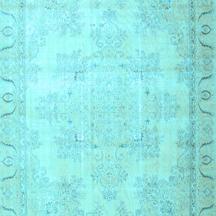 Machine Washable Persian Light Blue Traditional Rug, wshtr4060lblu
