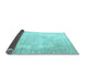 Sideview of Persian Light Blue Traditional Rug, tr4060lblu