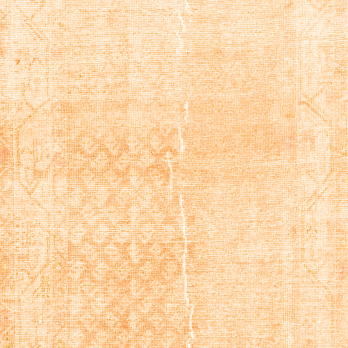 Serging Thickness of Machine Washable Persian Orange Traditional Area Rugs, wshtr4061org