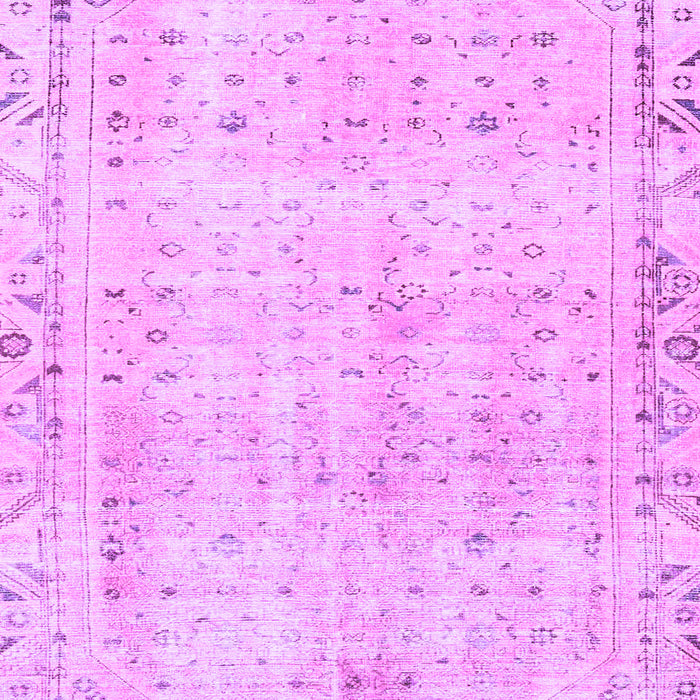 Machine Washable Persian Purple Traditional Area Rugs, wshtr4062pur