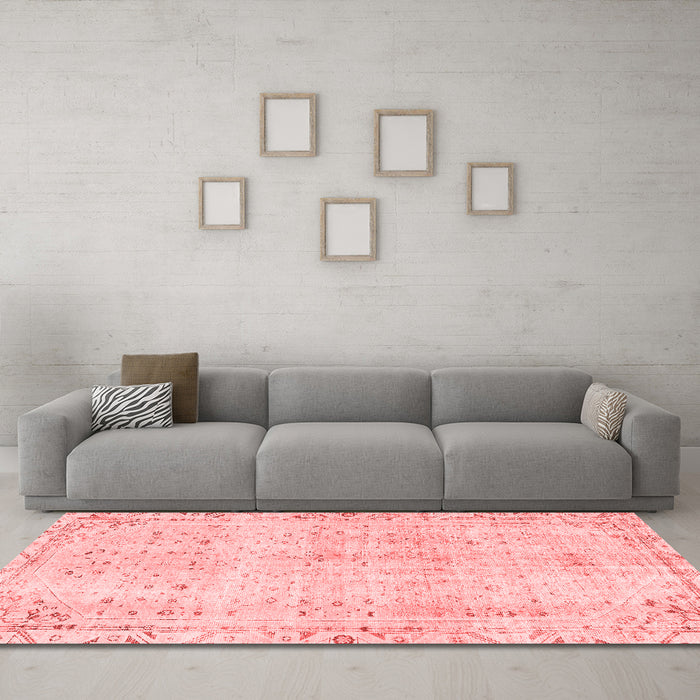 Traditional Red Washable Rugs