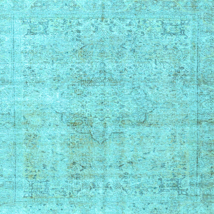 Square Persian Light Blue Traditional Rug, tr4063lblu