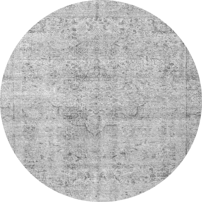 Square Persian Gray Traditional Rug, tr4063gry