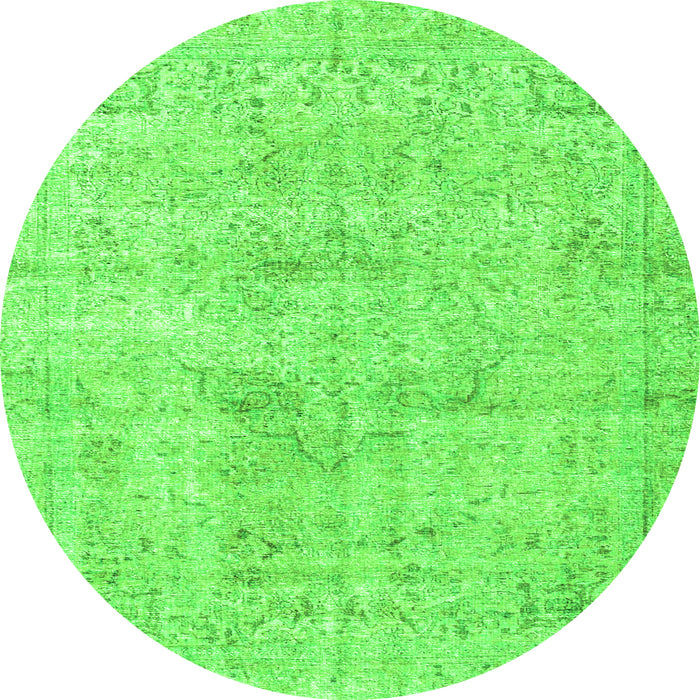 Machine Washable Persian Green Traditional Area Rugs, wshtr4063grn