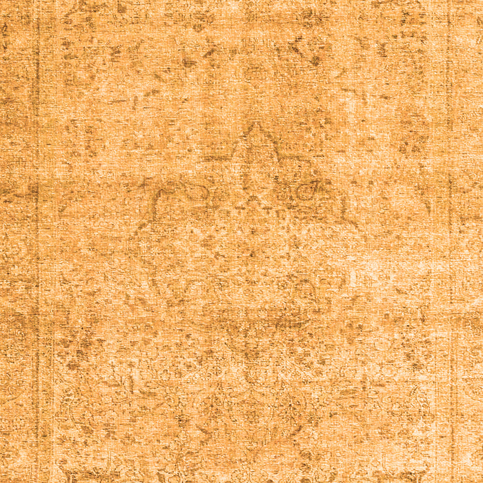 Serging Thickness of Machine Washable Persian Orange Traditional Area Rugs, wshtr4063org