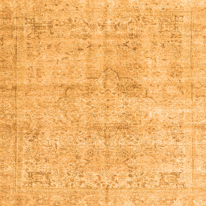 Serging Thickness of Persian Orange Traditional Rug, tr4063org