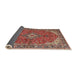 Sideview of Traditional Red Medallion Rug, tr4064