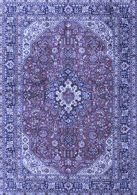 Medallion Blue Traditional Rug, tr4064blu