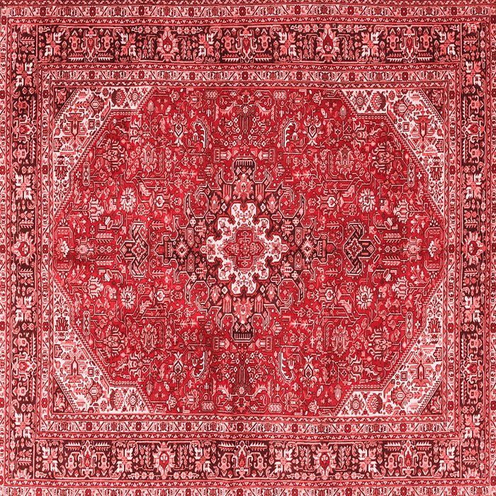 Medallion Red Traditional Rug, tr4064red