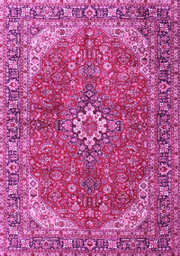 Medallion Pink Traditional Rug, tr4064pnk