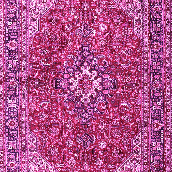 Medallion Pink Traditional Rug, tr4064pnk