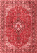 Medallion Red Traditional Area Rugs