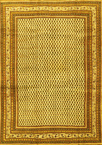 Persian Yellow Traditional Rug, tr4066yw