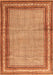 Persian Orange Traditional Rug, tr4066org