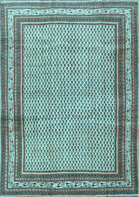 Persian Light Blue Traditional Rug, tr4066lblu