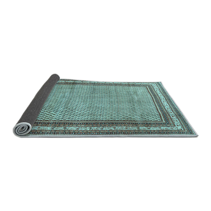 Sideview of Persian Light Blue Traditional Rug, tr4066lblu