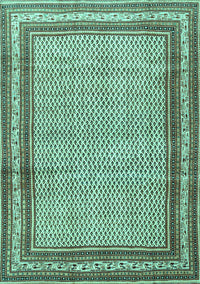 Persian Turquoise Traditional Rug, tr4066turq