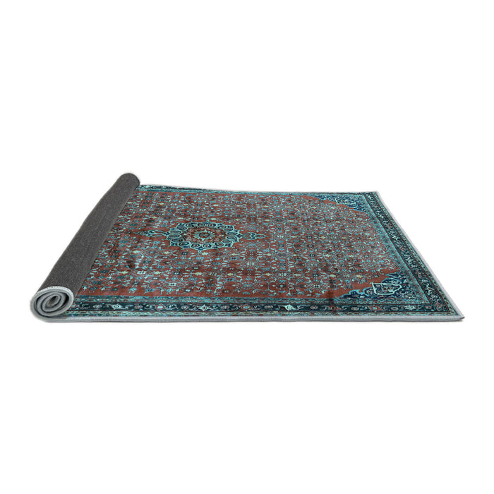 Sideview of Persian Light Blue Traditional Rug, tr4067lblu