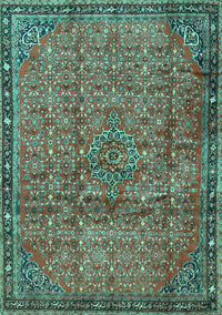 Persian Turquoise Traditional Rug, tr4067turq