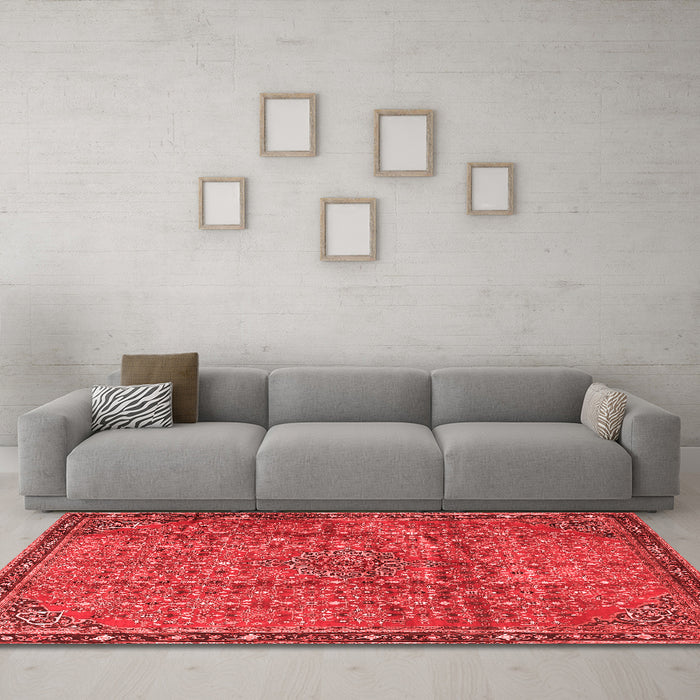 Traditional Red Washable Rugs