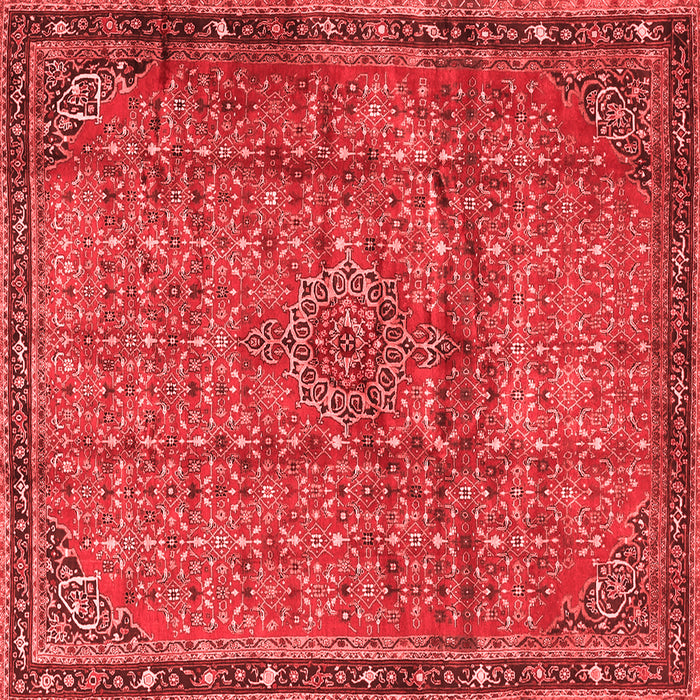 Machine Washable Persian Red Traditional Rug, wshtr4067red