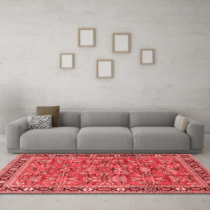 Traditional Red Washable Rugs