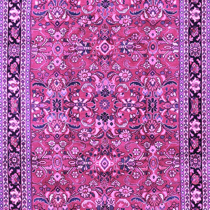 Machine Washable Persian Purple Traditional Area Rugs, wshtr4068pur