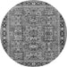 Square Persian Gray Traditional Rug, tr4068gry