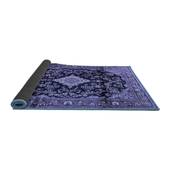 Sideview of Persian Blue Traditional Rug, tr4069blu