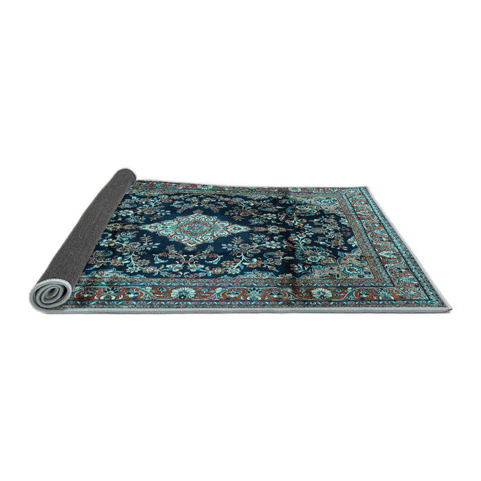 Sideview of Persian Light Blue Traditional Rug, tr4069lblu