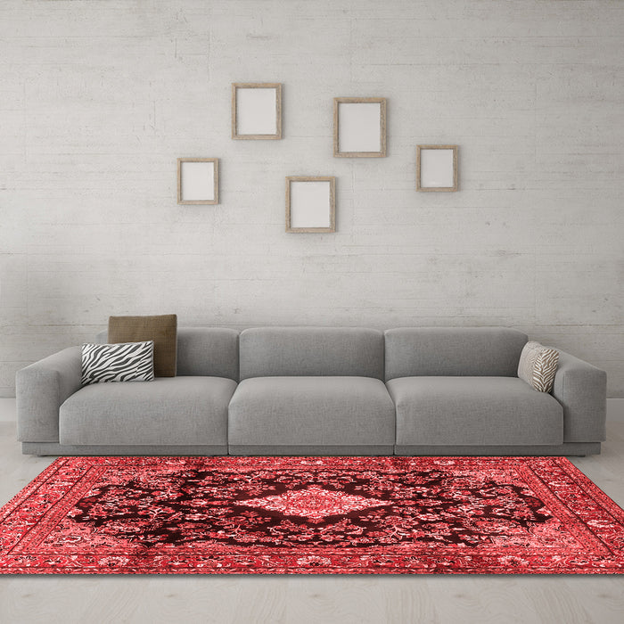 Traditional Red Washable Rugs
