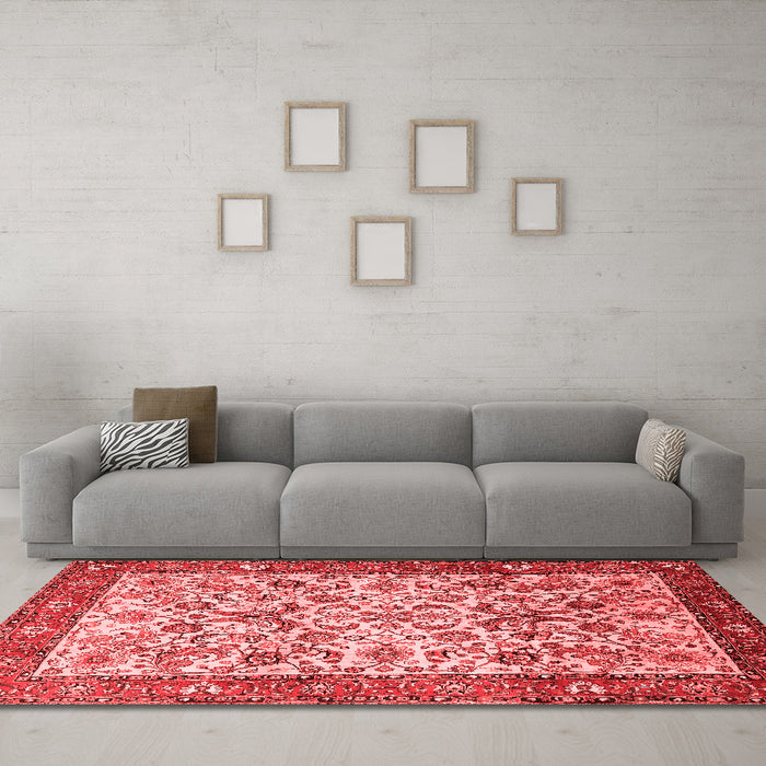 Traditional Red Washable Rugs