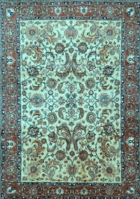 Persian Light Blue Traditional Rug, tr406lblu