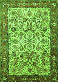 Persian Green Traditional Rug, tr406grn