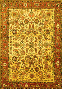 Persian Yellow Traditional Rug, tr406yw