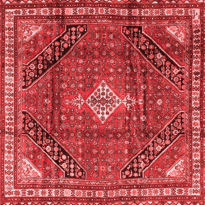 Machine Washable Persian Red Traditional Rug, wshtr4070red