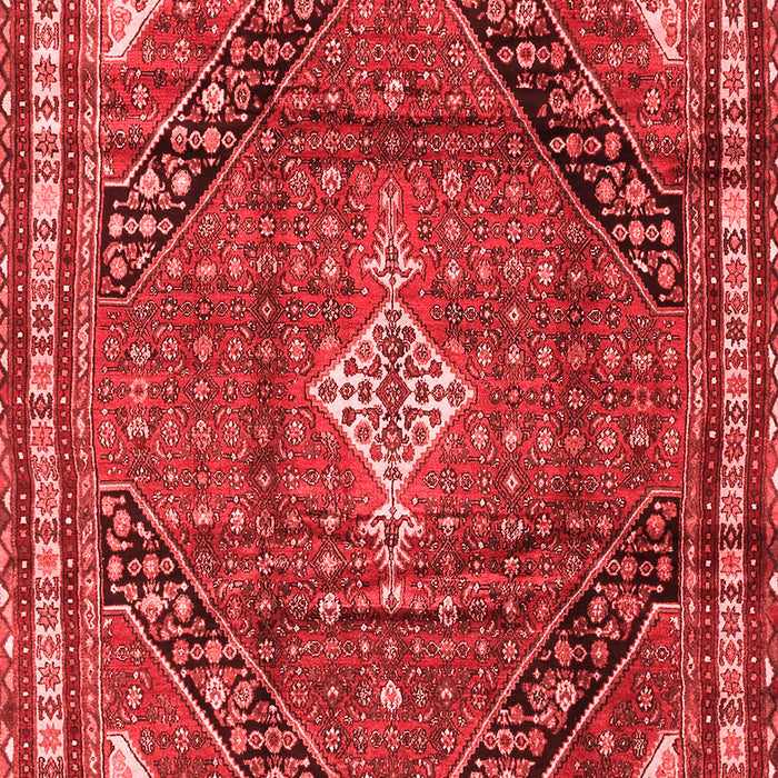 Machine Washable Persian Red Traditional Rug, wshtr4070red