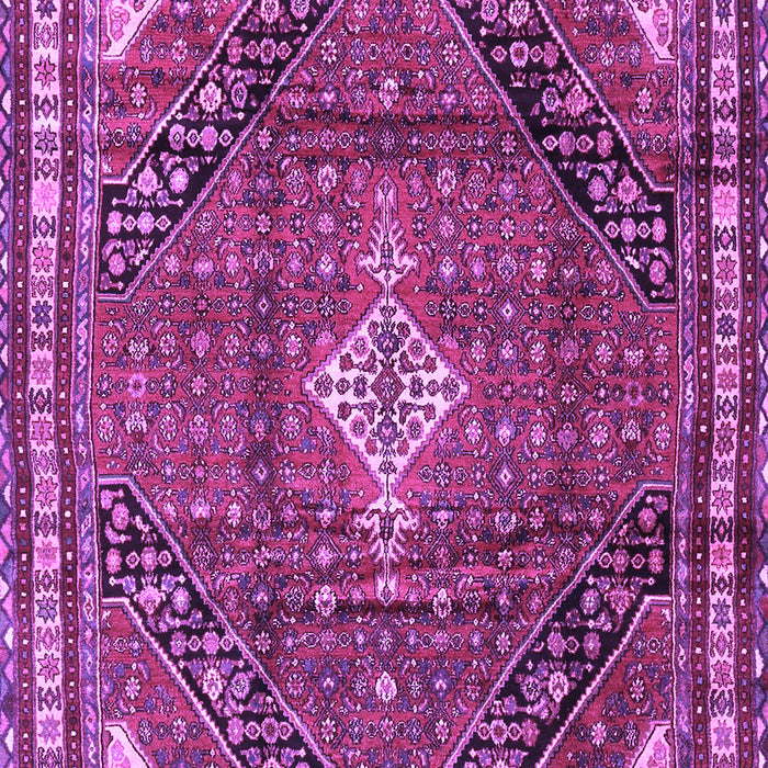 Machine Washable Persian Purple Traditional Area Rugs, wshtr4070pur