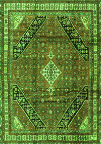 Persian Green Traditional Rug, tr4070grn