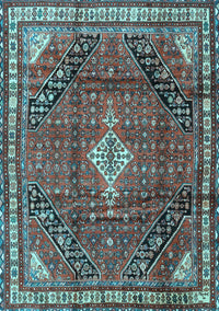 Persian Light Blue Traditional Rug, tr4070lblu