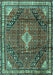 Persian Turquoise Traditional Rug, tr4070turq