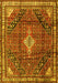 Persian Yellow Traditional Rug, tr4070yw